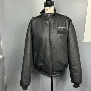Vintage Snap-on Mens motor jacket with pockets and snap buttons